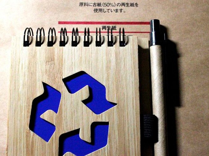 Protege el medio ambiente usando papel reciclado