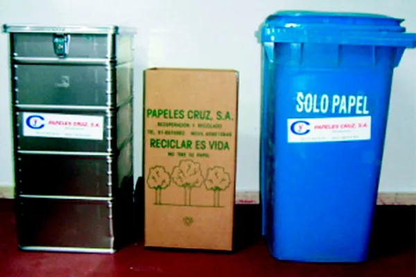 Reciclaje de papel y cartón en Madrid Centro